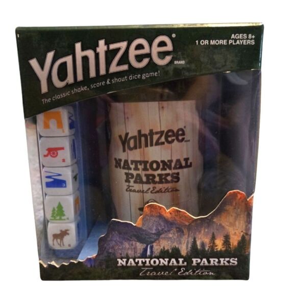 NIB YAHTZEE NATIONAL PARKS TRAVEL EDITION - Picture 1 of 4